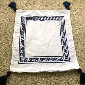 Hotel Collection PILLOW COVER 20” SQUARE with tassels